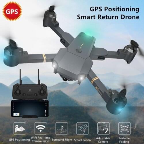 GPS Smart Return Folding RC Drone 1080P FPV Wide Angle Camera WIFI APP Control Waypoint Flight Automatic Follow RC Quadcopter