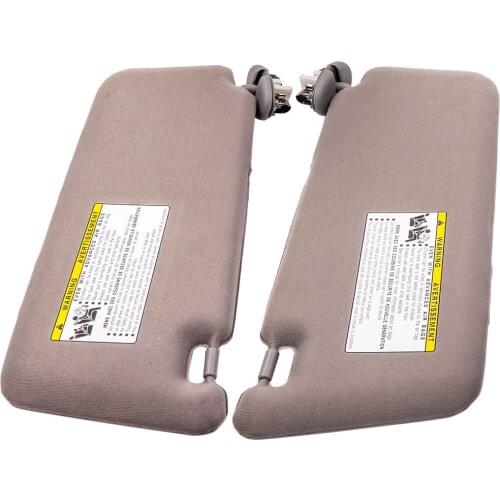 Left Right Driver Passanger Sun Visor for Toyota Camry W/ Light LE SE XLE 2007-2011