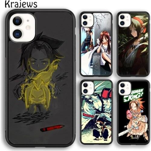 Krajews Anime Shaman King Soft Phone Case Cover For iPhone 5 SE 6s 7 8 plus X XR XS 11 12 pro max Samsung Galaxy S8 S9 S10