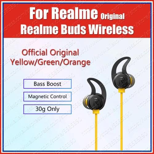 RMA108 IPX4 Original OPPO Realme Buds Air Wireless Earphones Bass headset Realme X50 Pro 5G 6 Pro X2 Pro 5i 5 Pro XT Q