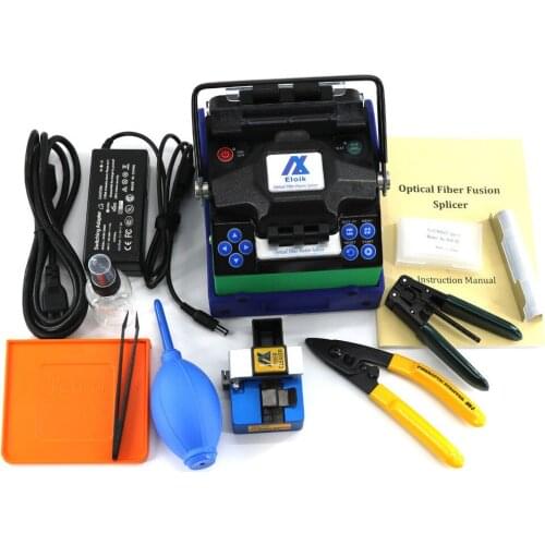 Eloik ALK-88A 7s fast splicing Fusion Splicer Support , English, Russian, Portuguese, French, Spanish
