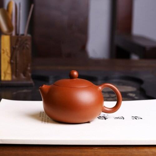 Genuine Yixing Purple Clay Shih Tzu Pot Handmade raw ore Zhuni Dahongpao tea set pot Chinese Kung Fu Teapot Supplies 150cc