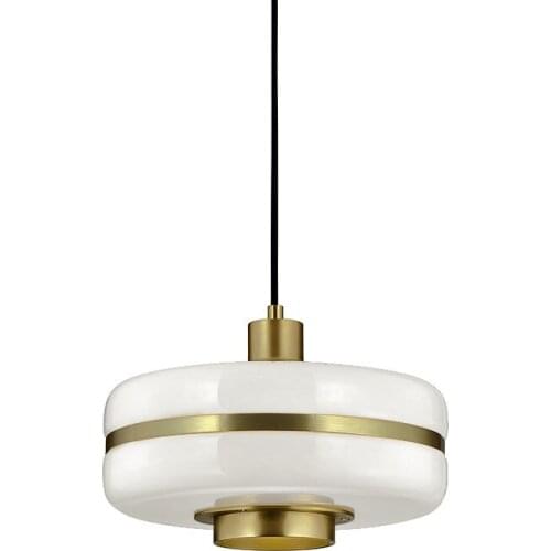 Post-modern living room three-headed restaurant model room glass chandelier Creative bedroom lamp B&B cafe bar table lamp