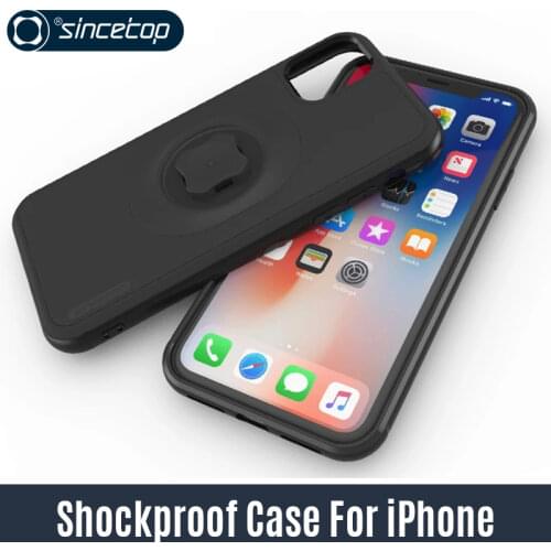 Shockproof Case Protect Case For iphone 11 Pro XsMax Xr 8 Plus 7 6s Waist Belt Clip Bicycle Phone Holder Bike With Quick Mount