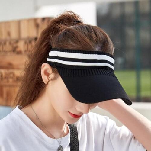 Sun Hat Foldable Washable Elastic Polyester Summer Ladies Outdoor Sports Caps for Outdoor