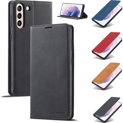 Retro Leather Case for Samsung S21 S20 S9 S8 S7 Plus S10 5G S7 Edge Dirt-resistant Cover For Galaxy S21 S20 Ultra S20 FE S10E