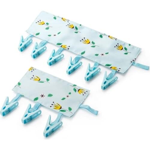 Foldable Clothes Hanger Portable Travel Underwear Socks Towel Drying Rack with Clips Bathroom Hangers Home Organizer