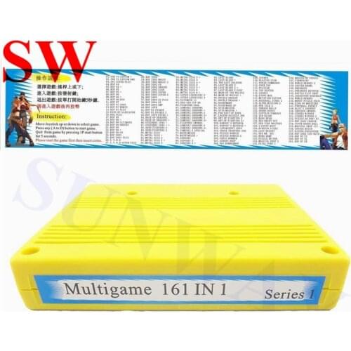 SNK MVS Cart 161 In 1 Cassette Cartridge Neo Geo Jamma Multi Game Board SNK Cassette for Arcade Game Cabinet Machine Motherboard