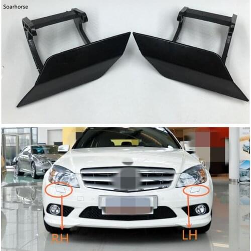 Soarhorse For Mercedes Benz C Class W204 2007-2011 Headlight Washer Primed Cap Cover
