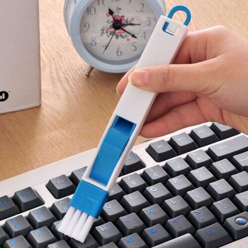 1pc Multifunctional Computer Window Cleaning Brush Window Groove Keyboard Nook Cranny Dust Shovel Window Track Cleaning Supplies