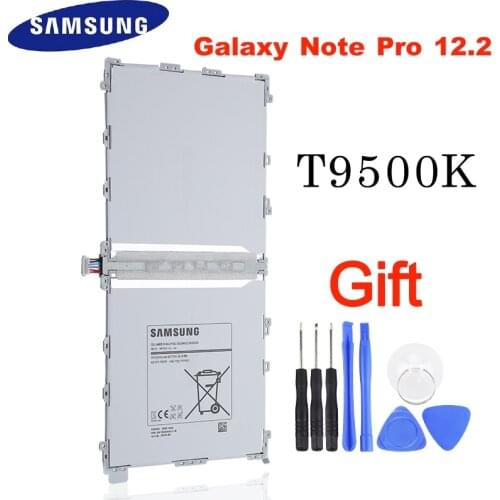 100% Original Tablet Battery T9500K for Samsung Galaxy Note Pro 12.2 SM-P900 P901 P905 T9500C T9500U T9500E 9500mAh Akku +Tools