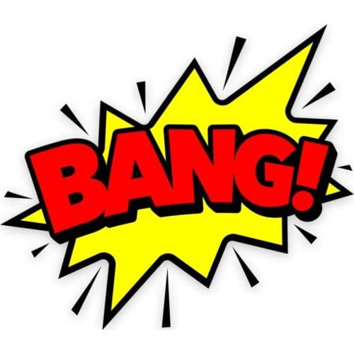 BANG! Comic Effect Sticker Plane Extreme