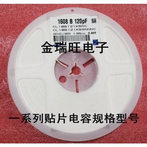 CL10B121KB8NNNC CL10C121KB8NNNC CL10C121JB8NNWC CL10C121JB8NNNC CL10C121JB8NFNC CL10C121JB8NCNC CL10C121FB8NNNC 0603 120pF 50V
