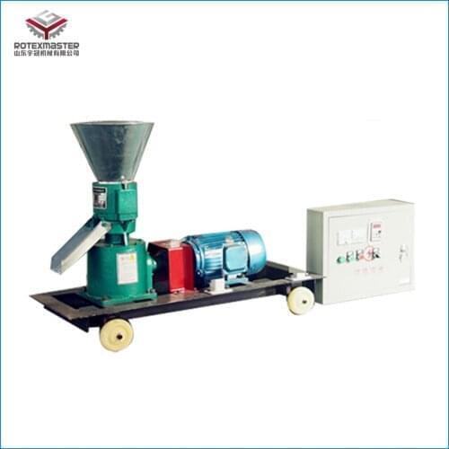 Good quality 80-100kg/h feed pellet press machine with flat die for poultry animal feed EXW PRICE