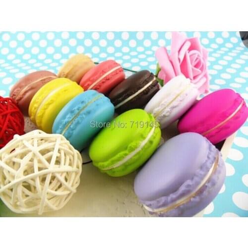 4CM Artificial PU fake macarons food cookies Kitchen restaurant decorated DIY wedding props toy