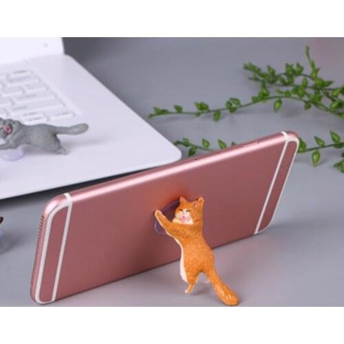 COOL Mr Cat Mobile Phone Holder Stand Sucker Tablets Smartphone Holder