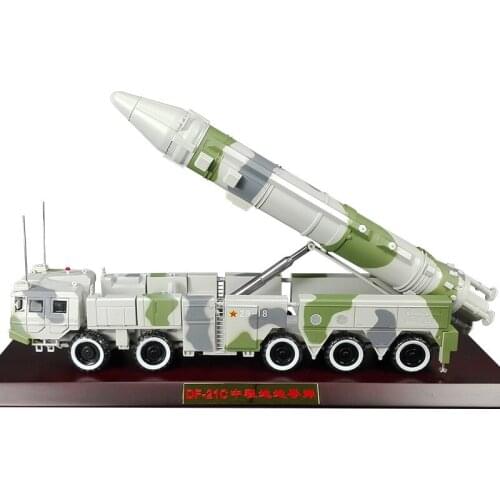 1:35 Dongfeng 21C Alloy Missile Vehicle Model Armored Vehicle Military Army SCUD Launcher Simulation Decoration Souvenir