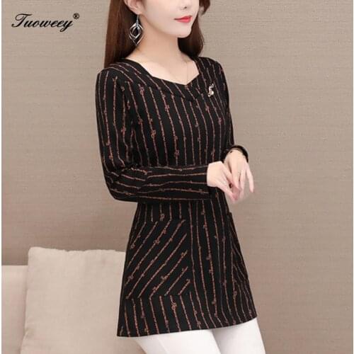 Fashion woman blouses 2020 long sleeve shirt women plus size blouses women clothing female striped blouse shirt top blusas