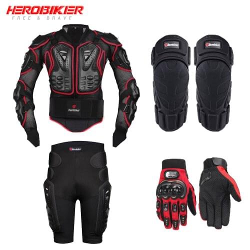 HEROBIKER Motorcycle Jacket Full Body Armor Motorcycle Chest Armor Motocross Racing Protective Gear Moto Protection S-5XL
