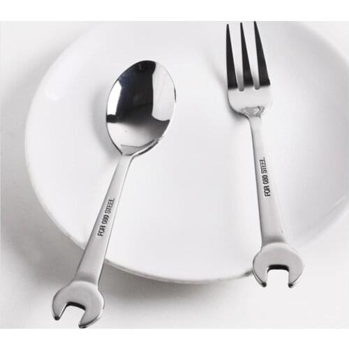 Stainless Steel Cake Fruit Fork Dinner Salad Fork Spoon Tableware Dinnerware Cutlery Dessert Fork for Hotel Party Kitchen Tool