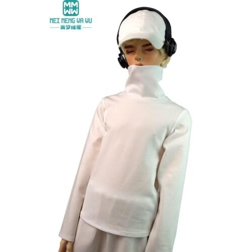 Fits 68--75cm BJD Doll clothes Toys accessories Fashion T-shirt Turtleneck Candy colors Girls gift