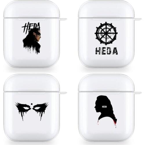 Heda Lexa The 100 TV Show Clear Cases For Apple Airpods 1 2 Earphone Bluetooth Wireless Cover For Airpods 2 1 Coque