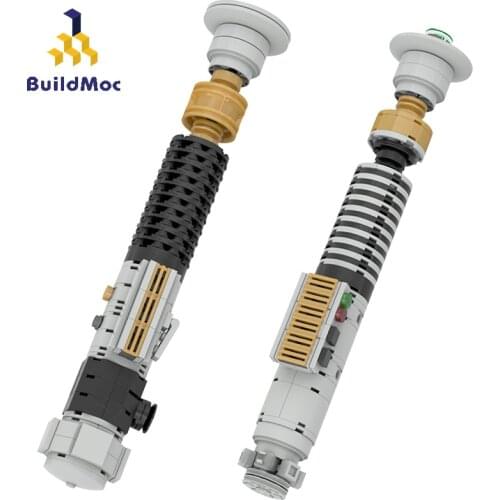 BuildMoc Lightsaber Weapons Star Plan Movie Figures Combat Weapon MOC-35811 Modular Building Blocks Bricks Weapons Toys For Boys
