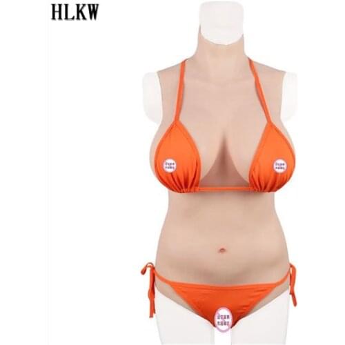 Top Trade Large Triangular Crossdresser Silicone Breasts Bodysuit Boobs Falsos Silicone Transgender Fake Vagina Crossdress sexy