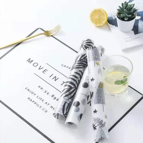 Nordic Waterproof Table Mat Kitchen Accessorie Coasters Manteles Individuales De Cup Коврик Placemat Creative Posavasos Кухня