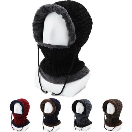 Winter Sports Cap Cycling Headwear Thermal Fleece Hats Scarf Warmer Men Women Windproof Running Skiing Bike Caps