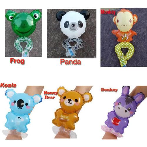 Free 150pcs Animal balloons Fashion Wrist foil ballon Fashion Birthday gift cute Classic toys Children day Kids toy