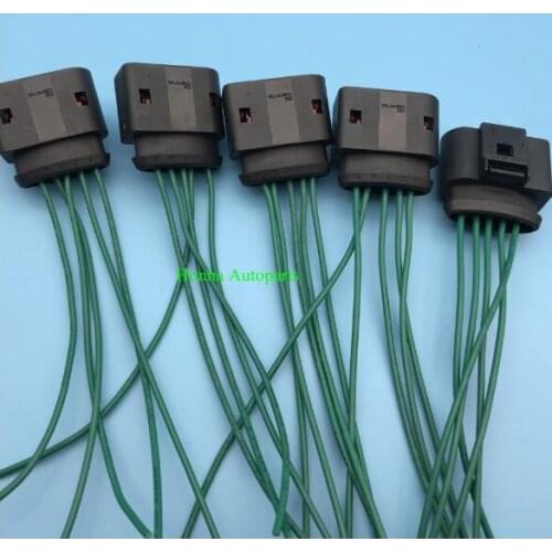 5 Pin Way PBT for MAF Mass Air Flow Sensor Connector Plug With Cable Pigtail 1J0973775A 1J0 973 775A