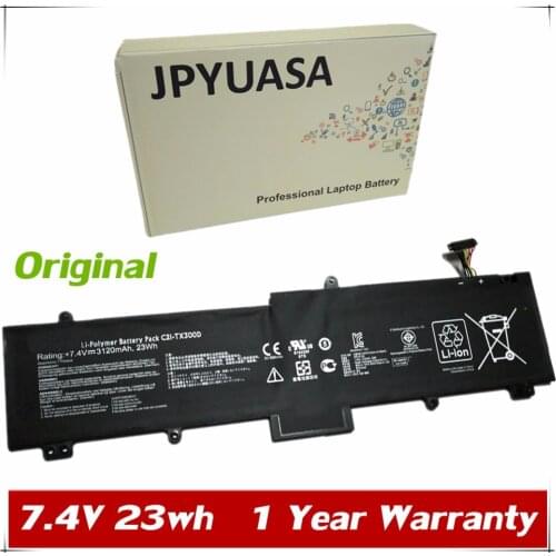 7XINbox 7.4V 23wh 3120mAh Original C21-TX300D Laptop Battery For ASUS Transformer Book TX300CA-DH71 Laptop Tablet