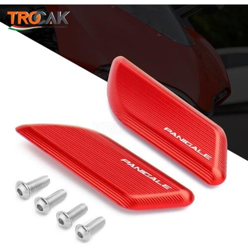 Motorcycle Accessories Windscreen Mirror Cap Driven Eliminators Cap For DUCATI PANIGALE 959 1299 Panigale 959 1299 2015-2017