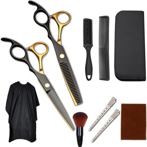 Tijeras peluqueria profesional accesorios haar accessoires Cut bangs and thin hair barber shop tesoura barbeiro set peluqueria