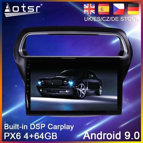 Android 10.0 PX6 64G Car DVD Player GPS Navigation For Ford Escort 2015-2018 Car Auto Radio Stereo Multimedia Player Head Unit