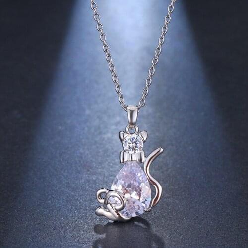 Emmaya Brand fashion Charm Pendant New Hot AAA Cubic Zircon Adjustable Animal Jewelry Necklace for Women Cheap Birthday Gift