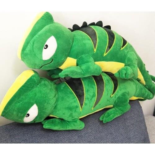 Baby Kids Stuffed chameleon animals doll Toy Children Plush Toy big size chameleon Christmas Gift