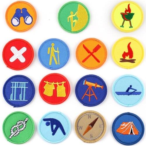 Outdoor Sports Hiking Climbing Camping Boating Motif Morale Shoulder Epaulet Stranger Things Strips Iron on Patch