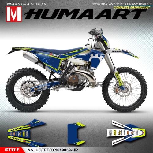 HUMAART Waterproof Adhesives Vinyl Decal Sticker Kit for TE FE TX FX FS TC FC 125 150 250 300 350 450 501 2016 2017 2018 2019