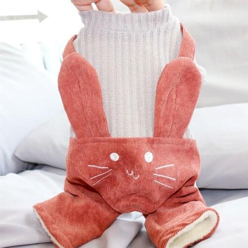 Cute Dog Clothes Winter Pet Outfit Small Dog Clothing Puppy Costumes Jumpsuit Yorkshire Poodle Bichon Pomeranian Schnauzer Coat