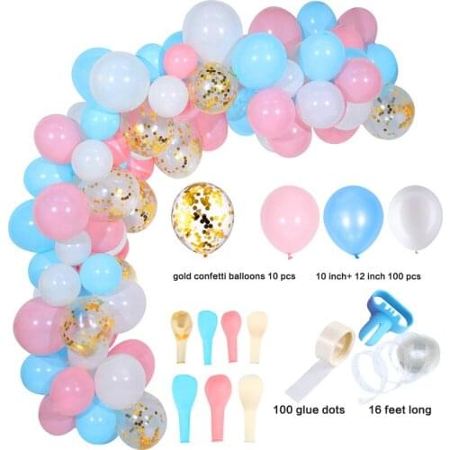Irregular Rose Gold Balloon Chain Combination Set Birthday Party Wedding Scene Layout Decoration Festive Party Supplies