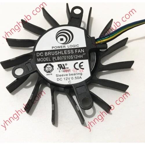Power Logic PLB07010S12HH DC 12V 0.50A Server Cooling Fan