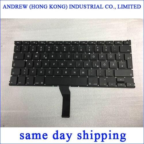 Original GR A1369 A1466 Keyboard for MacBook Air 13" A1369 A1466 2011-2015 Years German Keyboard GR Layout