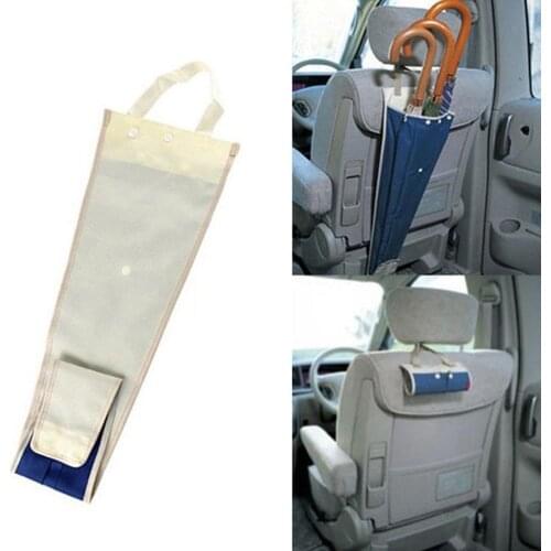 Foldable Seat Back Waterproof hanging Car Umbrella Holder Umbrella Storage Cover Case Long Bag Organizer Pouch Car Accessories