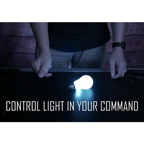 Light Anywhere Magic Tricks Magician Stage Street Party Illusion Gimmick Props Cool Mentalism Mysterious Power Magia Light Bulb