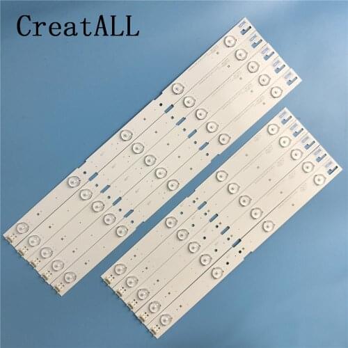 10pcs LED backlight strip 5+4 lamp for Samsung 43"TV 2015ACR430 3228 REV1.0 150716 R+L LM41-00174A LM41-00173A