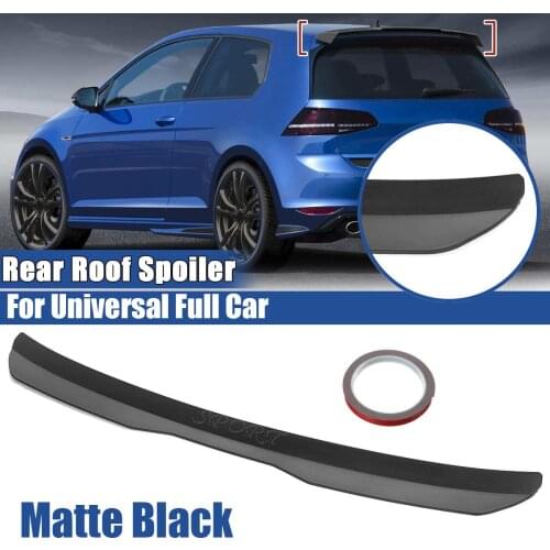 Universal Rear Roof Lip Spoiler Wing Matte Black ABS Decorate Strips Fit For Hatchback Car Spoilers & Wings Exterior Parts