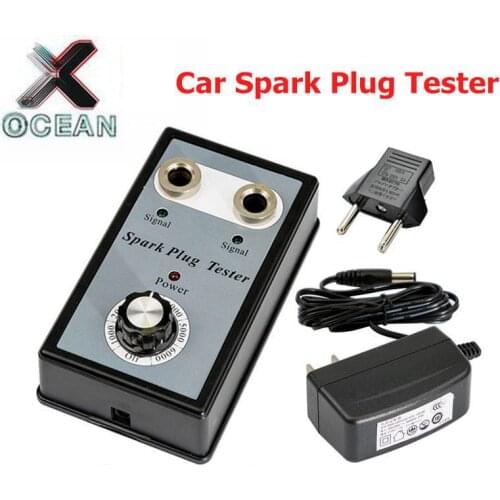 High Quality Adjustable double hole car spark plug tester detector Ignition Plug Analyzer Diagnostic Tool for 12V Gasoline car