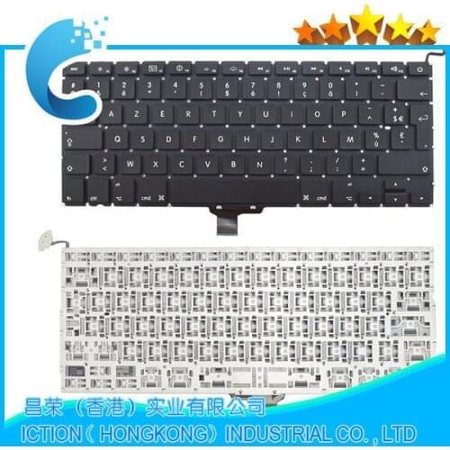 10pcs/lot Brand New A1278 French Keyboard For Macbook Pro Unibody A1278 FR French Keyboard 2009 2010 2010 2011 2012 Year